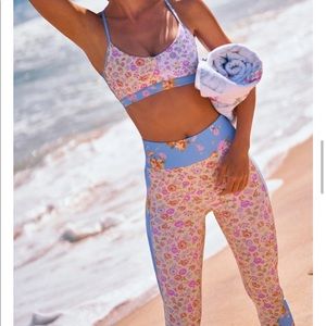 LOVESHACKFANCY BANDIER Sports Bra Crop Top